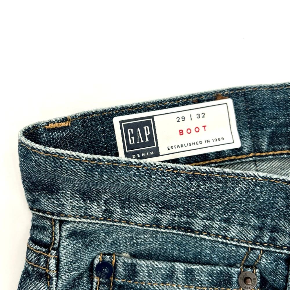 Gap men’s boot cut medium wash jeans 29 / 32 - Picture 9 of 13